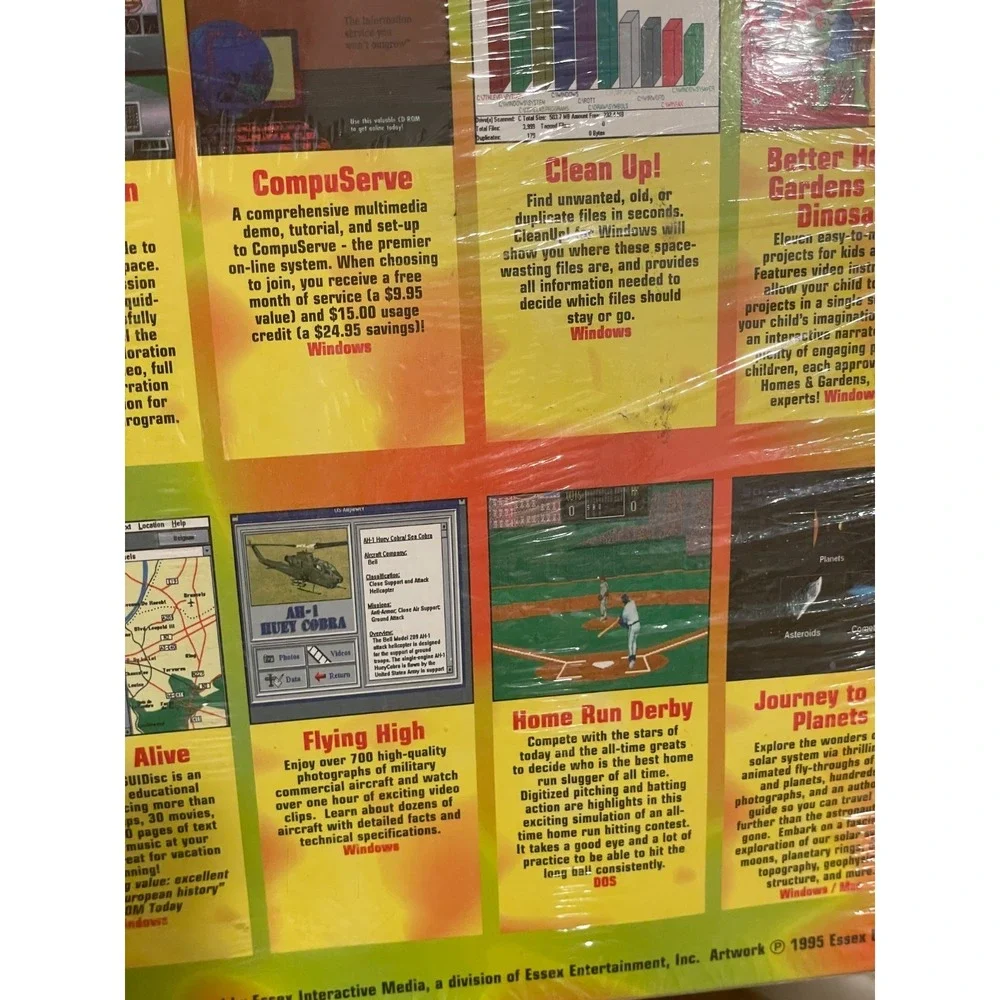 Vintage CD-ROM PC Games Software Frankenstein‎ 20 Pack Box Set Windows DOS